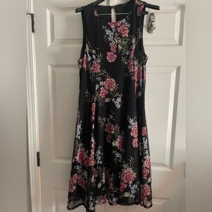 Floral print dress